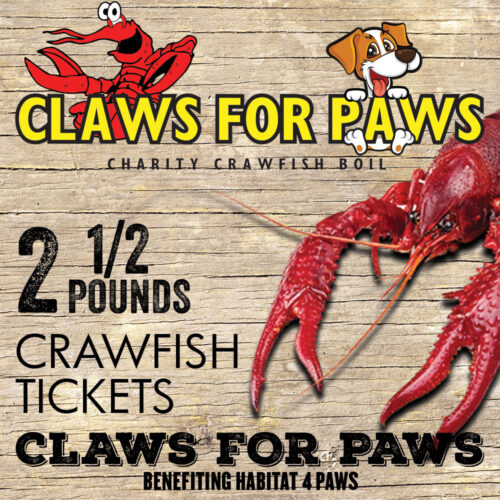 Claws for Paws Charity Crawfish Boil - Tickets